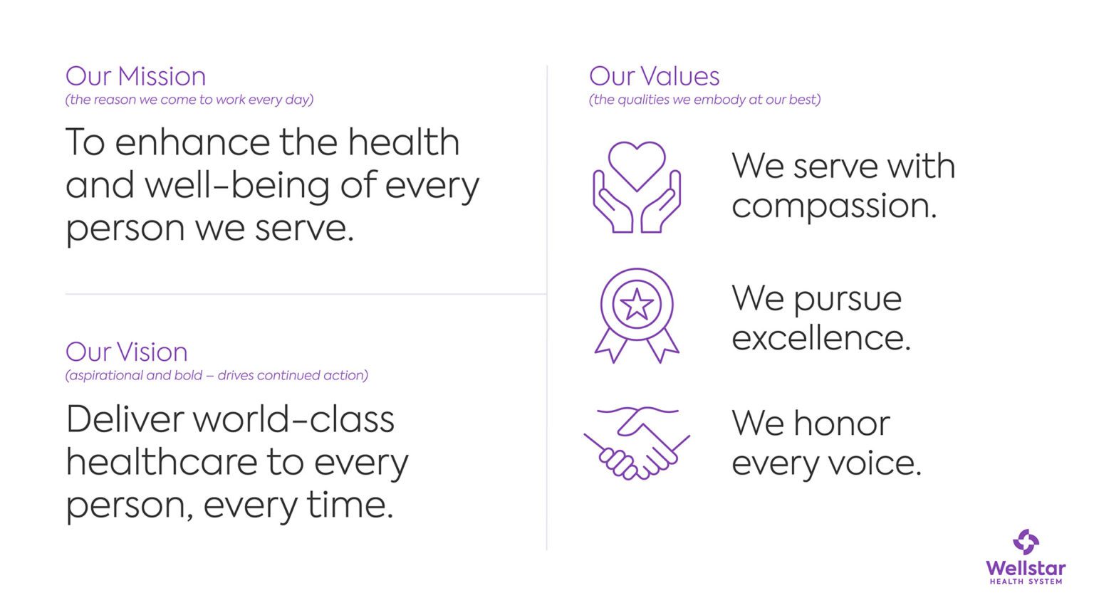 Wellpoint Star Day One (2020) | Leadership Wellstar